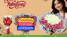 Toko Bunga Elora Florist Jual Bouquet Mawar Valentine di BSD Tangerang.