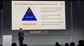 Andy Hicks releasing voice evolution white paper at MWC 2026