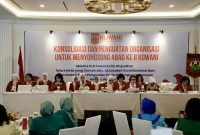 Konsolidasi Dan Penguatan Organisasi Untuk Menyongsong abad ke II KOWANI. (Dok. KOWANI)